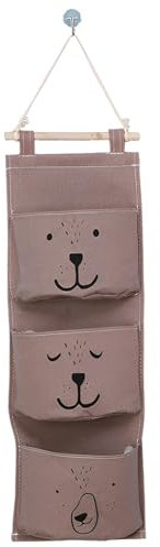SGERUFZ Wand Hängen Tasche, Wand hängender Aufbewahrungstasche, Badezimmer Hängende Tasche, Faltbare Hängetasche Organizer mit 3 Taschen für Badezimmer, Kinderzimmer, Schlafzimmer