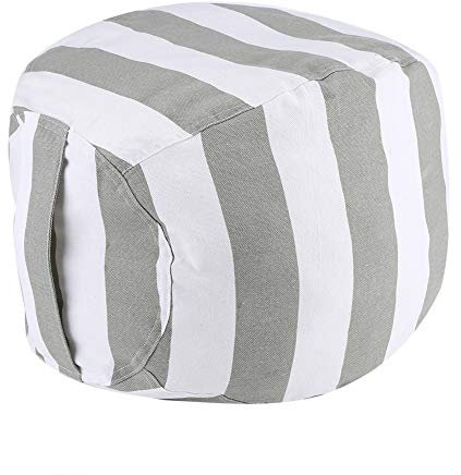 Stuffed Animal Storage, Kids Toy Storage Bag Kids Stuffed Toy Household Supplies Storage Bag Large Capacity Stuffed Toy Organizer for Girls Boys Kids Room Bean Bags (L Grey)