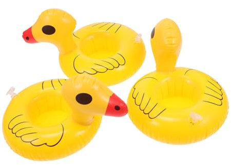 Vaguelly Posavasos Inflables De PVC 3.1 Pulgadas para Tazas y Uso En Piscina Playas