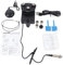 Acoustic Guitar Pickup Tuner with Bluetooth Reverb Microphone for Stage Recording Plastic Metal Black