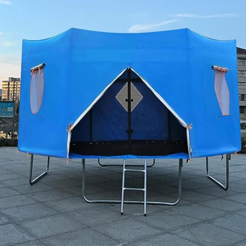 Trampolin Zelt, 427cm Trampolin Outdoor Zelt, Abdeckung, Trampolindach, Sonnenschutz Dach Anti-UV, Zubehör Als SchutzVor Wind Und Sonne