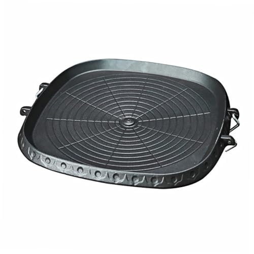 GALPADA Outdoor Griddle Square Roasting Pan Nonstick Frying Pan for BBQ Party Backyard Camping Use