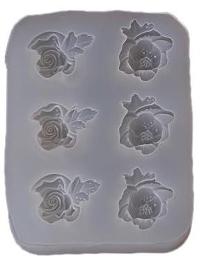 Silikonform In Blumenform Für Süßwaren Gips Tonprojekte Sonnenblumen Blumen Vorlage Prägewerkzeug Blumen Silikonform