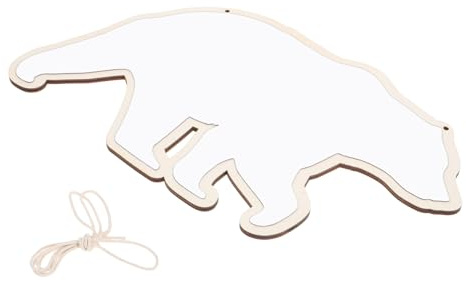Homoyoyo Nordischer Acryl wandspiegel Bär Motiv Kinderzimmer Babyzimmer Wanddeko Nursery Dekor Doppelfunktionaler Spiegel und Wandkunst Modernes Design Kinderfreundlich Skandinavischer