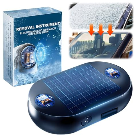 Car Heater, De Icer Spray for Car,Deicer Car Windscreen Spray,Anti Freeze Electromagnetic Car Snow Removal Device,Deicer for Winter,Usb Rechargeable Portable Car Heater,Car Antifreeze Device (1PC)