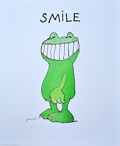 Germanposters Janosch Smile Poster Kunstdruck Bild 58x48cm