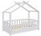 VitaliSpa Hausbett Design, Weiß, 70x140 cm