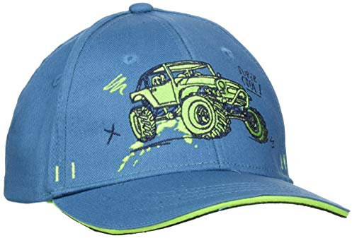 maximo Baby-Jungen Cap Kappe, Mehrfarbig (Jeans/Frisches Grün 6368), (Herstellergröße: 49/51)