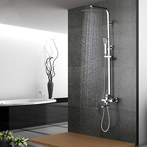 Système de robinet de douche de bain chrome