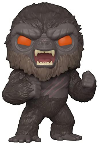 King Kong Battle Ready Pop #1020 Pop Movies Godzilla vs Kong Vinyl Figure (bundle con pellicola EcoTek per proteggere la scatola di visualizzazione)