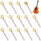 Piezo Elemente Summer Akustisch Tonabnehmer Ø 27mm Sounder Sensor Schallsensor Transducer Trigger Drum Disc Instrument Pickups Für Uhren, Akustikgitarre,Elektronische Türklingel, Alarme, 30 Stück