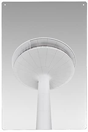 artboxONE Metall-Poster 20x30 cm Städte Lighthouse Zero von Künstler Ronny Behnert
