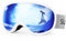 Supertrip Skibrille Herren Damen, Snowboardbrille für Brillenträger OTG Sphärisch Verspiegelt UV400-Schutz Antifog Kompatibler Helm Skibrillen Snowboard Brille für Skifahrer