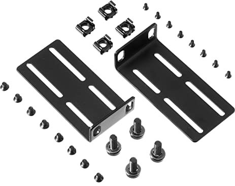 MokerLink Adjustable Rack Mount Ear for 17.3 inch Switches, Compatible for HP Network Switch