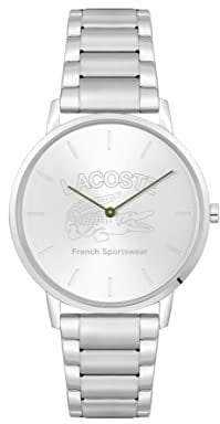 Lacoste Analog Quarzuhr für Herren mit Silbernes Edelstahlarmband - 2011214