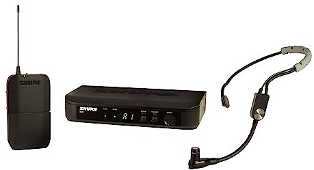 Shure BLX14/SM35 UHF Wireless Microphone System - Perfect for Speakers, Performers, Presentations - 14-Hour Battery Life, 100m Range | Includes SM35 Headset Mic, Single Channel Receiver | K3E Band