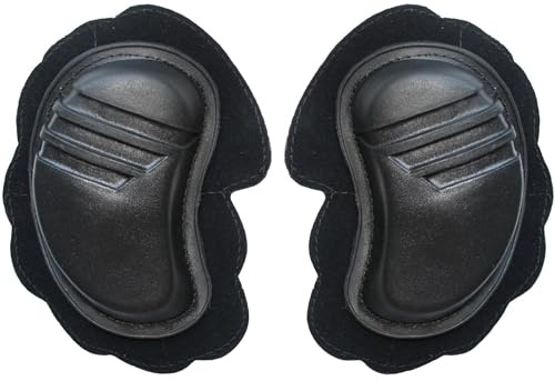 German Wear Motorrad Knieschleifer Motorradhosen Motorradkombi Knee Slider, Schwarz