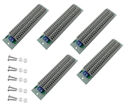 Schürberg Stromverteiler für Modellbau/RC | Gleichstrom & Wechselstrom | Verschiedene Modelle (Federklemme 24-Fach, Liefermenge: 5 Stück.)