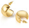 BOUTIQUELOVIN 14K Dupes Ohrringe Gold Creolen Damen Vergoldete Ohrringe Chunky Gold Hoops Geschenk für Frauen Freundin Mama Mädchen