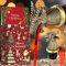 LULLEA Drachenkopf Weinflaschenverschluss und Ausgießer, Weihnachts Drachengeschenke für Männer, Drachenflaschenausgießer, Bronze Weihnachtsverpackung und Weihnachtskarte