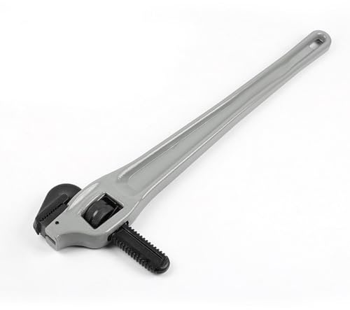 Fydun Adjustable Offset Pipe Wrench Heavy Duty Aluminum Alloy Plumbing Tool | with Floating Hook Jaw for Professional Pipe Fitters and Handymen Cr Mo Steel Construction
