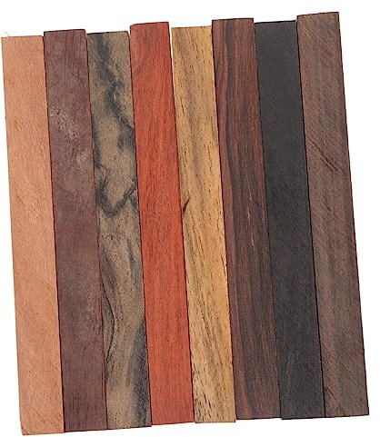 Beatifufu 8pcs Exotic Wood Blanks for Pen Turning DIY Wood Pens Craft Supplies Woodworking Craft Kits