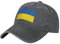 QIN&ZHENG Baseballkappe mit Flagge der Ukraine, Golfmütze, verstellbar, original, Retro, klassische Kappe, für Herren und Damen, dunkelgrau (Deep Heather), M/Einheitsgröße