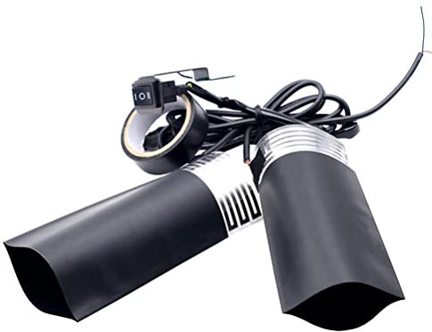 12V Elektrische Heizgriff Abdeckung Motorrad Beheizte Griffe mit 3-stufiger Einstellbarer Temperatur für Einfache Installation auf Allen 12V Motorrädern