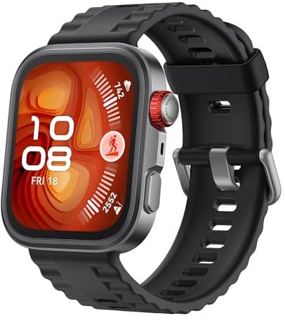 HUAWEI Watch FIT 4 Pro Smartwatch Damen Herren, Sports Fitness Tracker, GPS, 5ATM Wasserdicht, EKG, Bis zu 10 Tage Akku, Saphirglas, 30 Monate Garantie, Android™ & iOS Kompatibel, Schwarz