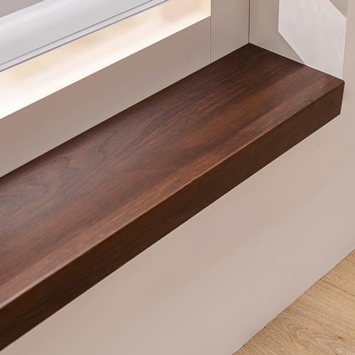 LSyySy Revêtement de rebord de fenêtre en panneau de fibres de bois, protections de rebord de fenêtre pour salle de bain/salon/cuisine, garnitures en bois