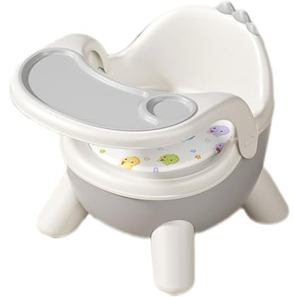 Kinderhochstuhl | Dinosaurier-Design Kleinkinderstuhl - Mit Sound-Funktion, Doppeltem Tablett & Interaktivem Zubehör für Essen, Spielen und Unterhaltung