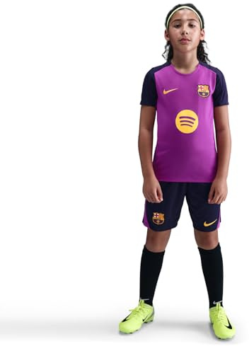Nike FC Barcelona Strike Dri-FIT Older Kids' Short Sleeve Football Shirt HJ7831
