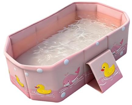 Faltbare Badewanne für die Kleinen | Enten-Kinderwanne,Kinderbadezuber | für Mädchen Zuhause Reisen Hotel Badezimmer Alltag Urlaub Toilette Camping Wohnung