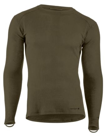 Carhartt MBL113 Base Force® mittelschweres Unterhemd für Herren, klassischer Rundhalsausschnitt