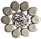 Cosy Little Home Milk Bottle Tops/caps (10 pack), reusable, specifically designed to fit standard one pint UK glass milk bottles. Made in UK (Silver)