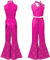 Churgigi Rose Kostüm Erwachsene Damen Mädchen 80er Cowgirl Kostüm Damen the Movie Cosplay Costume 70er 80er Jahre Outfit Damen Kleidung Karneval Hippie Kostüm Damen Kind