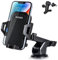 Handyhalterung Auto lüftung saugnapf Auto zubehör Innenraum Handy iPhone Smartphone navi Handy Halterung Auto Mobile Phone Holder car Mount handyhalter Auto Spiegel Auto handyhalterung (Schwarz2)