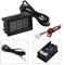 12V LED Temperature Meter with Probe for Water Tanks, Refrigerator, Vivarium (Green)