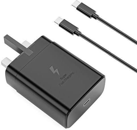 YOBVTBF 2025 New 45W Samsung Super Fast Charger, USB C Fast Charger Samsung Cord Galaxy S25 S24 Ultra Charger 6FT Type C Charging Cable for SamSung Galaxy S25 Ultra/S25/S24/S23 PPS Wall Charging 2.0
