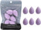 Lot de 6 mini éponges de maquillage professionnelles pour fond de teint, poudre, correcteur et fard à paupières Violet