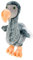 Teddys Rothenburg Kuscheltier Dodo grau/weiß 28 cm Plüschvogel Plüschtier