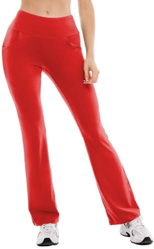 Stanpetix Flared Yogahose für Damen mit Taschen für Yoga Workout Leggings