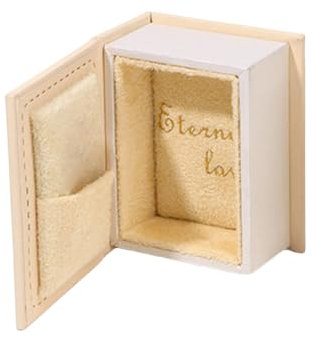 SELVFZ Vintage Book Form Juwelry Storage Box Tragbar Für Ringe Anhänger Und Stollen Ohrringe Mit Magnetischen Verschlussdesigns