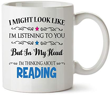 FoxyPrinting Reading Coffee Mug