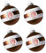 FC. St. Pauli Christbaumkugeln 4er Pack (one Size, Logo)