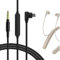 GEEKRIA QuickFit Audio Cavo con Microfono Compatibile con Sony WI-1000X, MDR-EX750BT, JVC HA-FD70BT Sport Earphones Cavo, Micro-USB Replacement Stereo Cavo con Microfono in linea(1.2m)