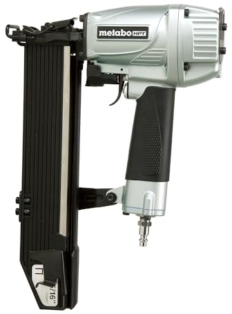 Metabo HPT Pneumatisches Heftgerät, 15/16 Zoll, breite Krone (N5021A) | 0,95 Zoll Kopf, Draht-Drehmaschine, Haushaltsverpackung, Dachdeckung, Isolierung kompatibel, 5/8 bis 2 Zoll. Heftklammern