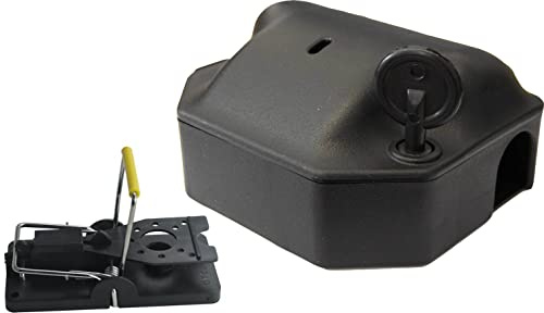 Köderbox für Mäuse inkl. Mausefalle + Schlüssel
