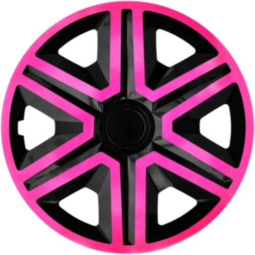 Radzierblende Action schwarz/pink 14 Zoll 4er Set