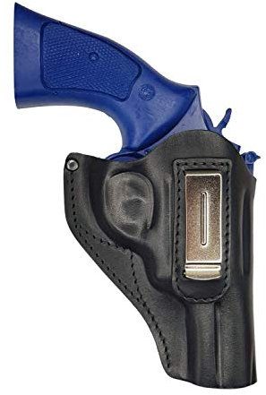 VlaMiTex IWB 13 Leder Revolver Holster für Smith and Wesson 242/296 / 386/686 Verdeckte/Versteckte Trageweise